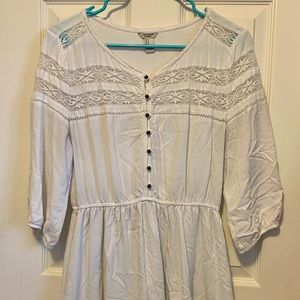 White hobo dress